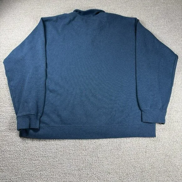 Orvis 1/4 Zip Pullover Sweater Sweatshirt Teal Men’s Size XXL - Picture 6 of 6